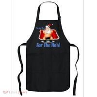 Funny Santa Nude Censored Just Here For The Ho's Apron thumb 0