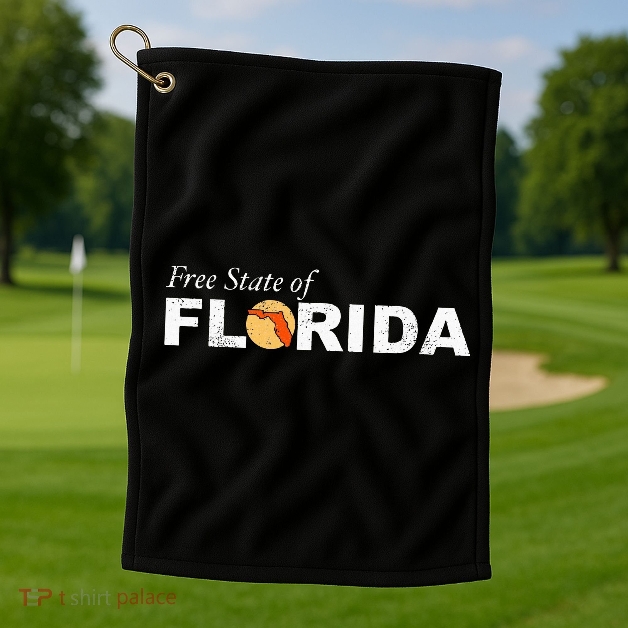 Free State Of Florida Golf Towel