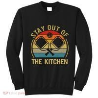 Funny Stay Out Of The Kitchen Pickleball Dad Mom Sweatshirt thumb 0