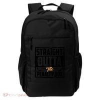 Funny Straight Outta The Penalty Box Cool Hockey Player Gift Backpack thumb 0
