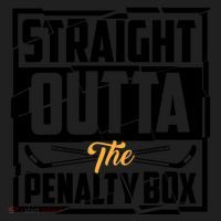 Funny Straight Outta The Penalty Box Cool Hockey Player Gift Hat thumb 2