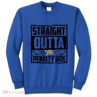 Funny Straight Outta The Penalty Box Cool Hockey Player Gift Sweatshirt thumb 0