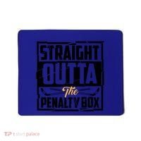 Funny Straight Outta The Penalty Box Cool Hockey Player Gift Mousepad thumb 0
