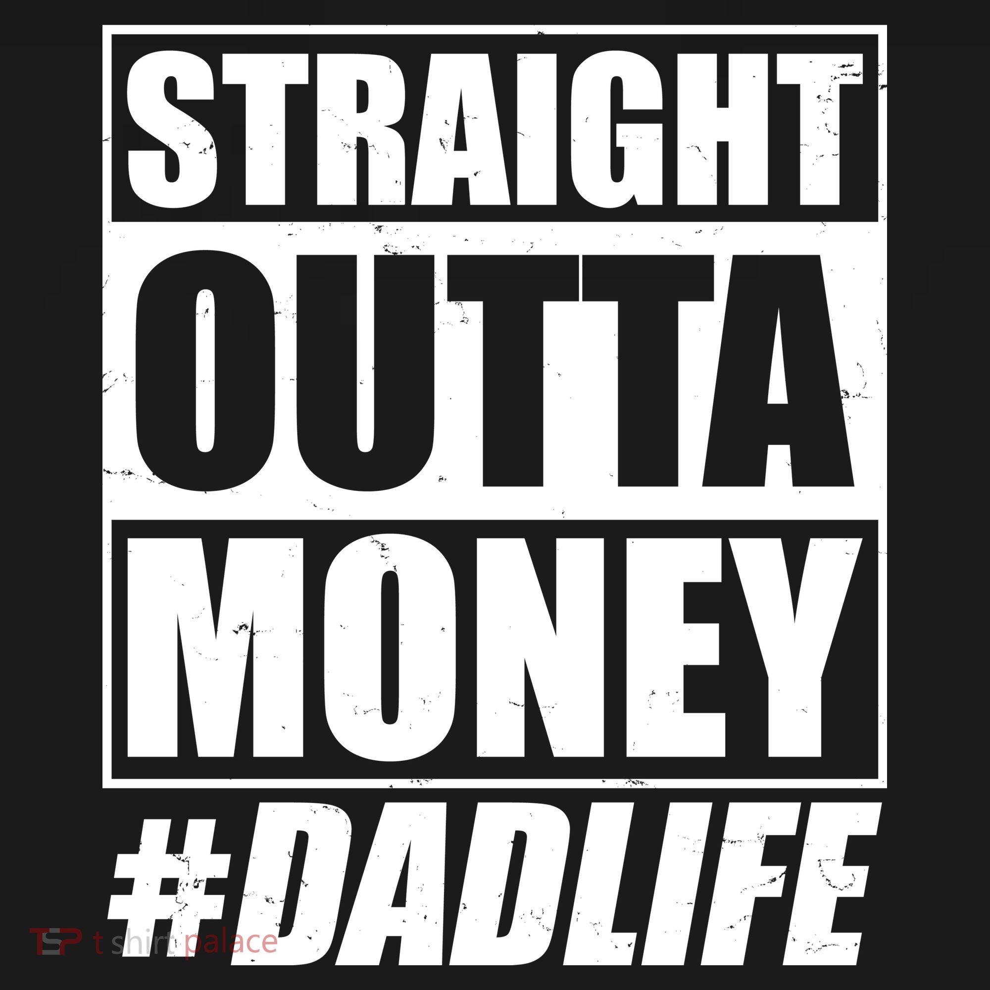 Funny Straight Outta Money #Dad Life Happy Fathers Day Women's Hoodie