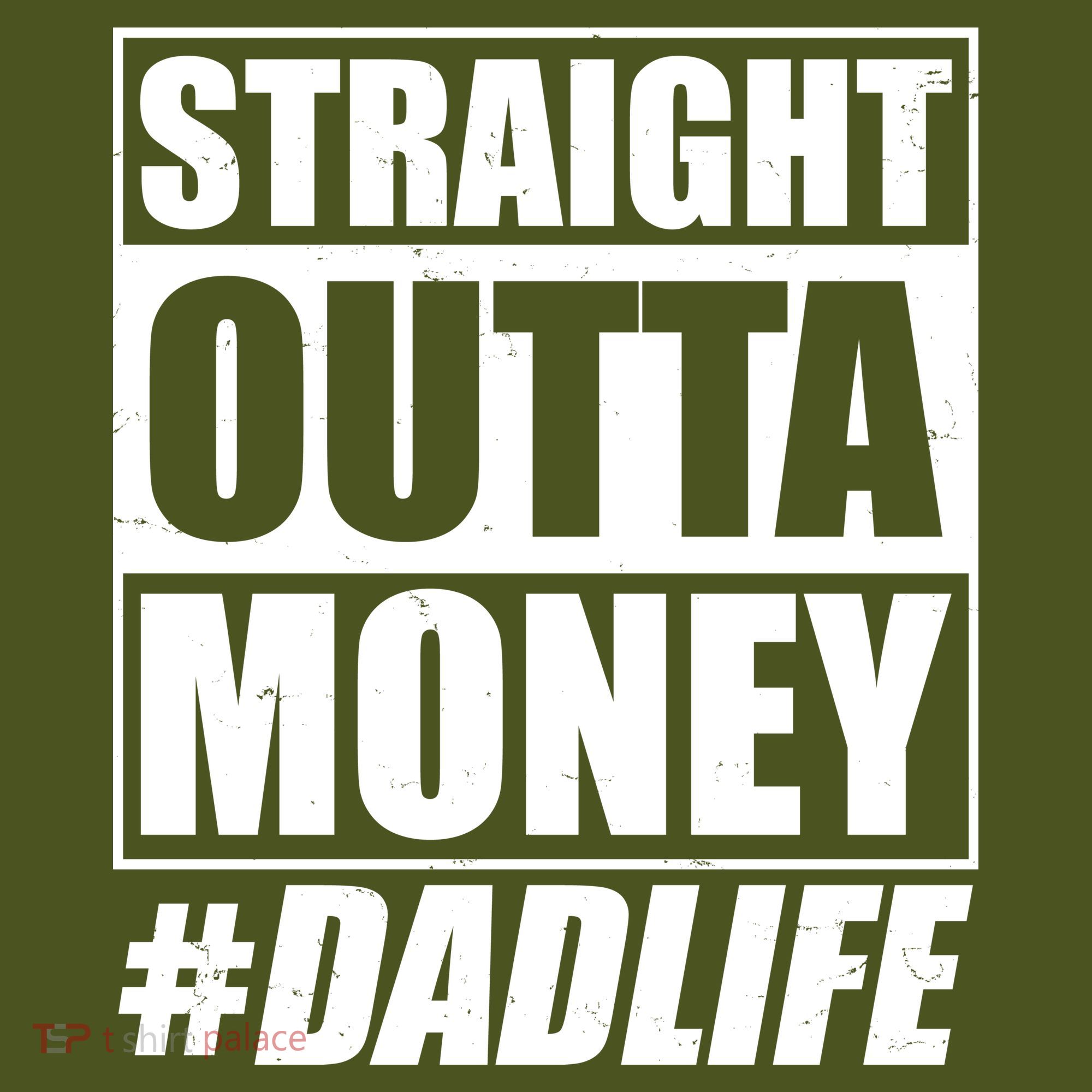 Funny Straight Outta Money #Dad Life Happy Fathers Day Mousepad