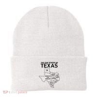 Five States Of Texas Funny Maps Of Dallas Houston Austin Beanie thumb 0