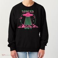 Funny Spaced Out Astronomy Stars Planets Aliens Outer Space Women's Sweatshirt thumb 0