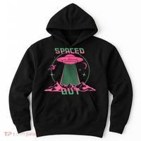 Funny Spaced Out Astronomy Stars Planets Aliens Outer Space Hoodie thumb 0