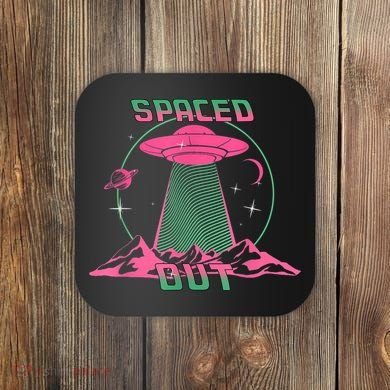 Funny Spaced Out Astronomy Stars Planets Aliens Outer Space Coaster