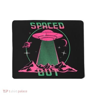 Funny Spaced Out Astronomy Stars Planets Aliens Outer Space Mousepad