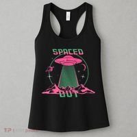 Funny Spaced Out Astronomy Stars Planets Aliens Outer Space Women's Tank Top thumb 3