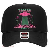 Funny Spaced Out Astronomy Stars Planets Aliens Outer Space Hat thumb 0
