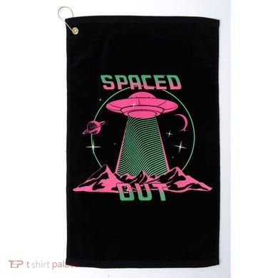 Funny Spaced Out Astronomy Stars Planets Aliens Outer Space Golf Towel