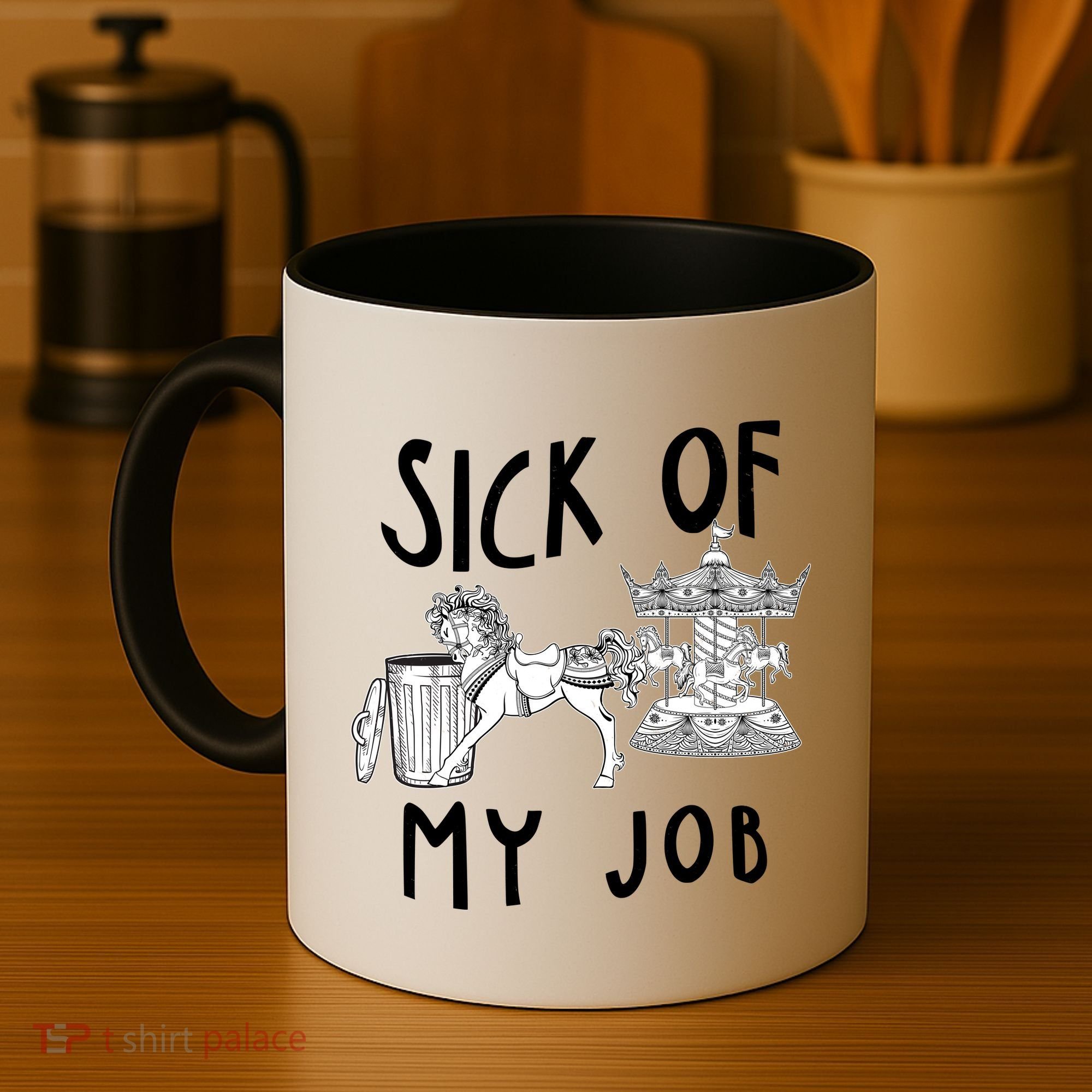 Funny Sick Of My Job Coffee Mug