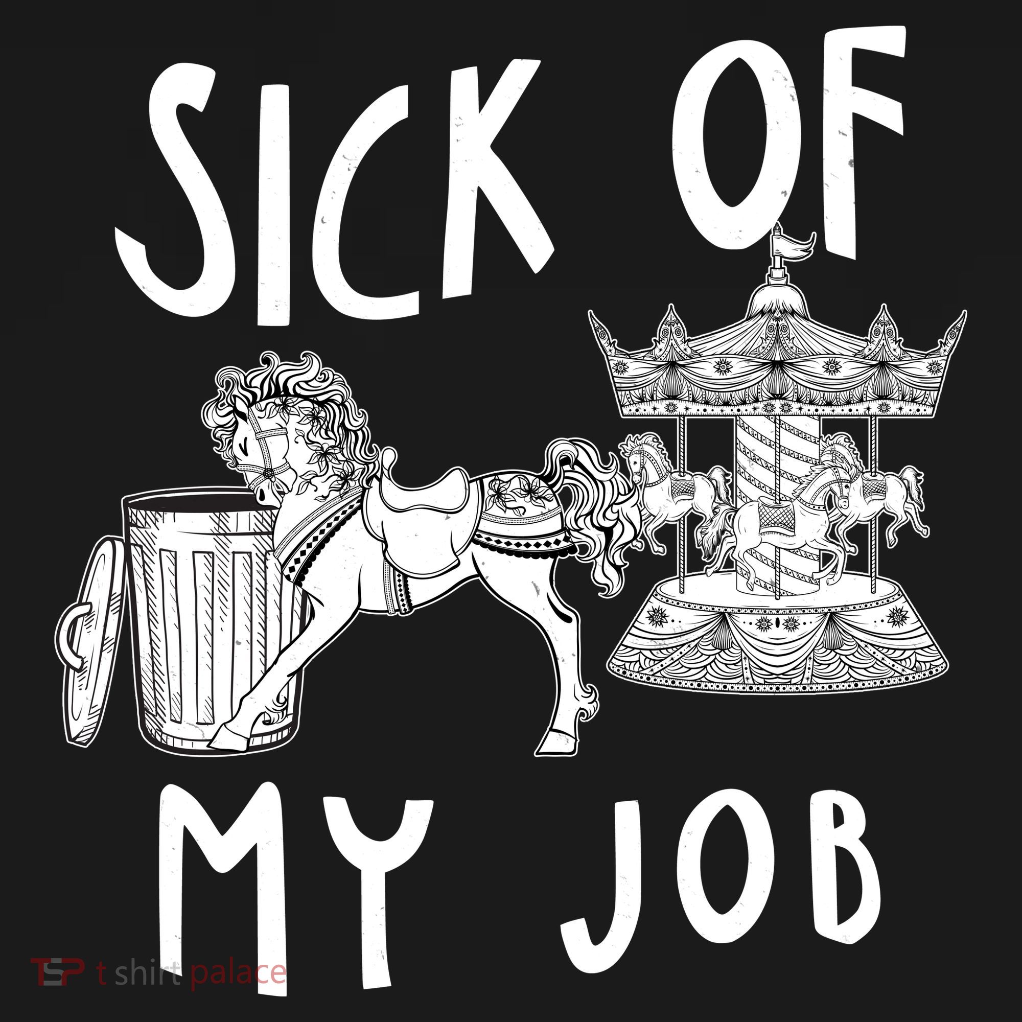 Funny Sick Of My Job Visor