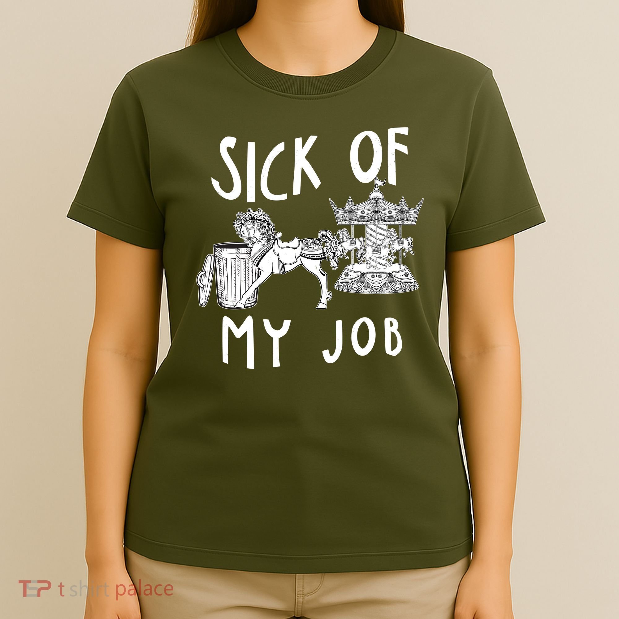 Funny Sick Of My Job T-Shirt