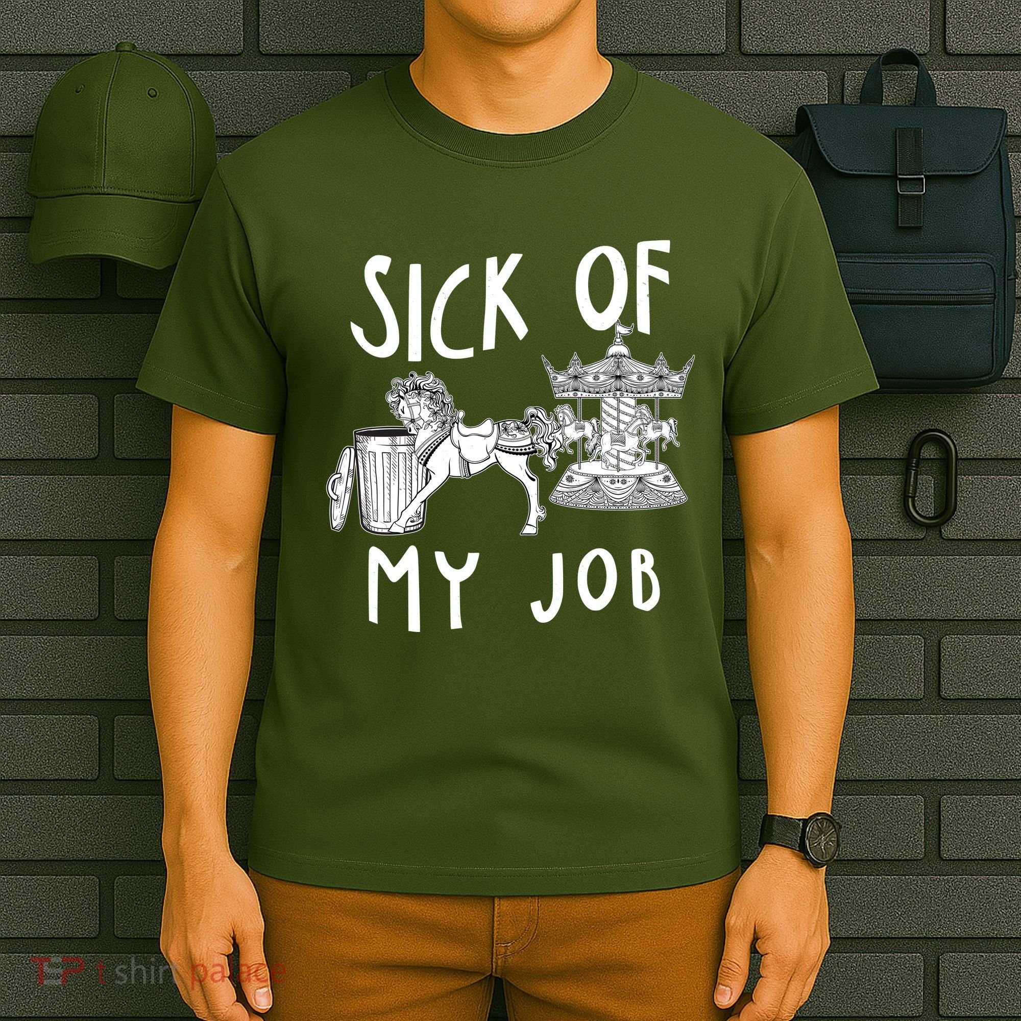 Funny Sick Of My Job T-Shirt
