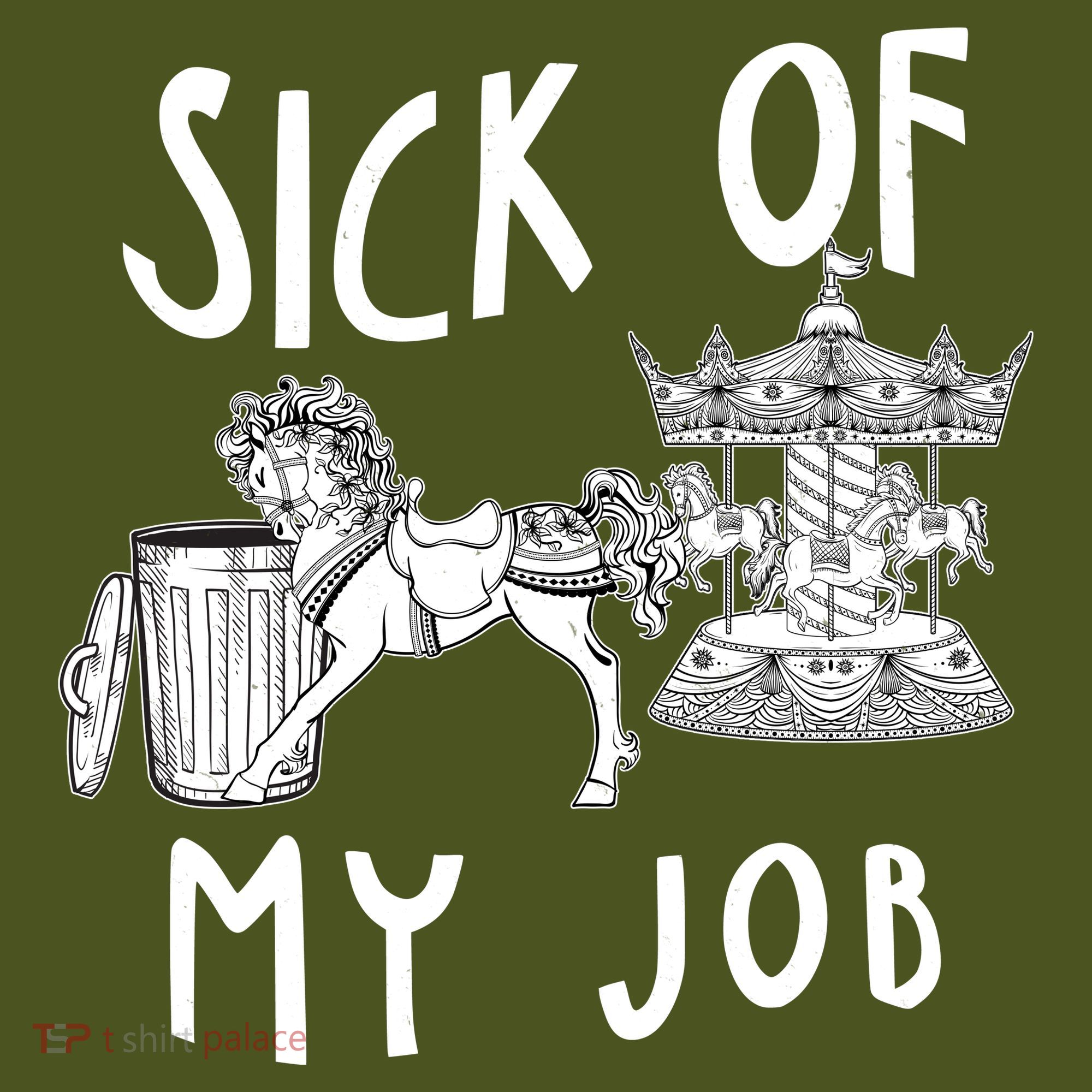 Funny Sick Of My Job Mousepad