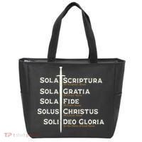 Five Solas Of The Reformation S Reformed Theology Bible Tote Bag thumb 0