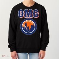 Funny Says Omg Baseball Lovers Omg Baseball Women's Sweatshirt thumb 0