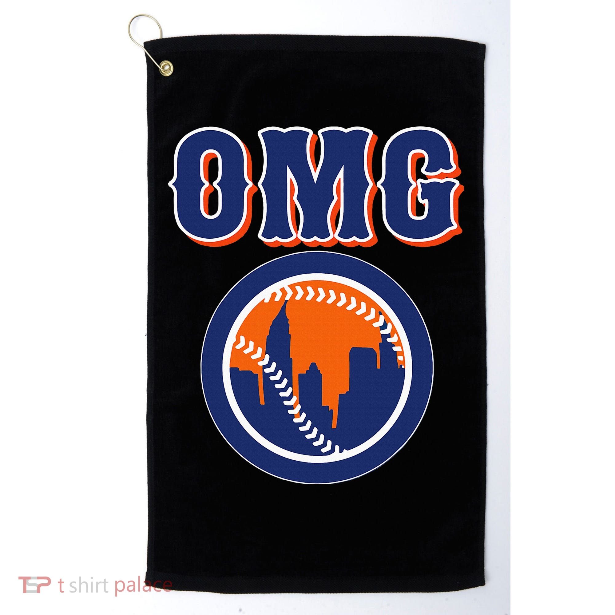 Funny Says Omg Baseball Lovers Omg Baseball Golf Towel