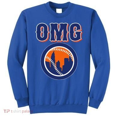 Funny Says Omg Baseball Lovers Omg Baseball Sweatshirt