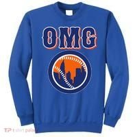 Funny Says Omg Baseball Lovers Omg Baseball Sweatshirt thumb 0