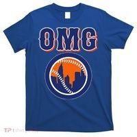 Funny Says Omg Baseball Lovers Omg Baseball T-Shirt thumb 0