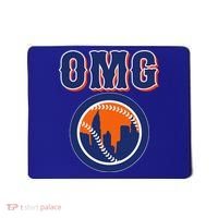 Funny Says Omg Baseball Lovers Omg Baseball Mousepad thumb 0
