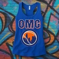 Funny Says Omg Baseball Lovers Omg Baseball Women's Tank Top thumb 3