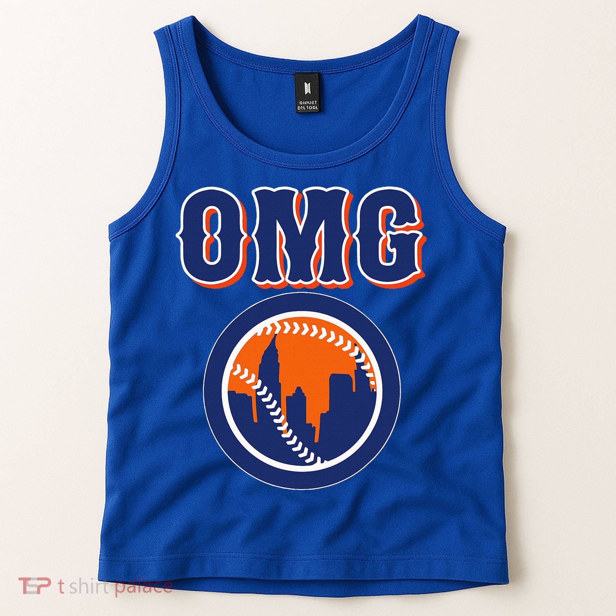 Funny Says Omg Baseball Lovers Omg Baseball Tank Top