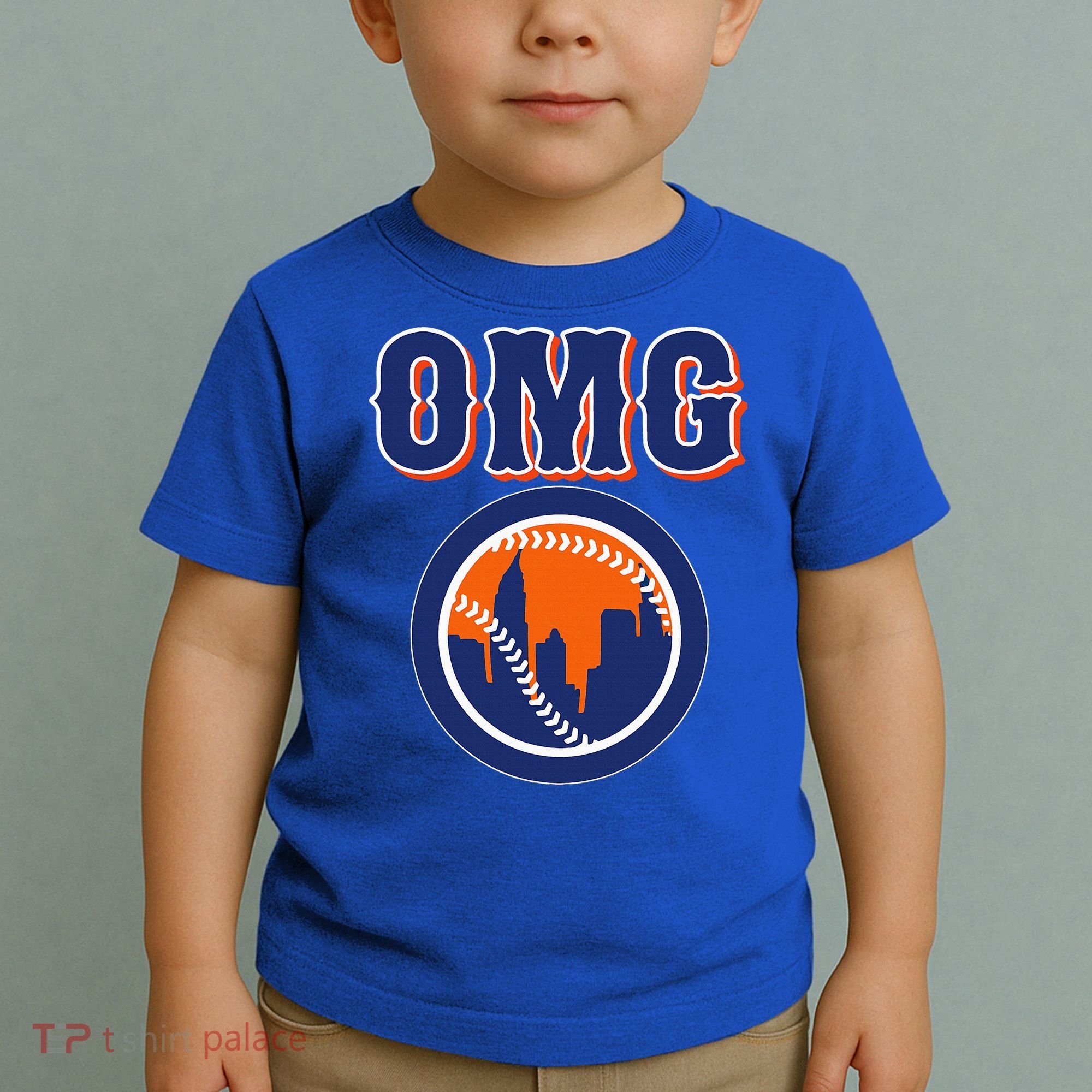 Funny Says Omg Baseball Lovers Omg Baseball Toddler T-Shirt