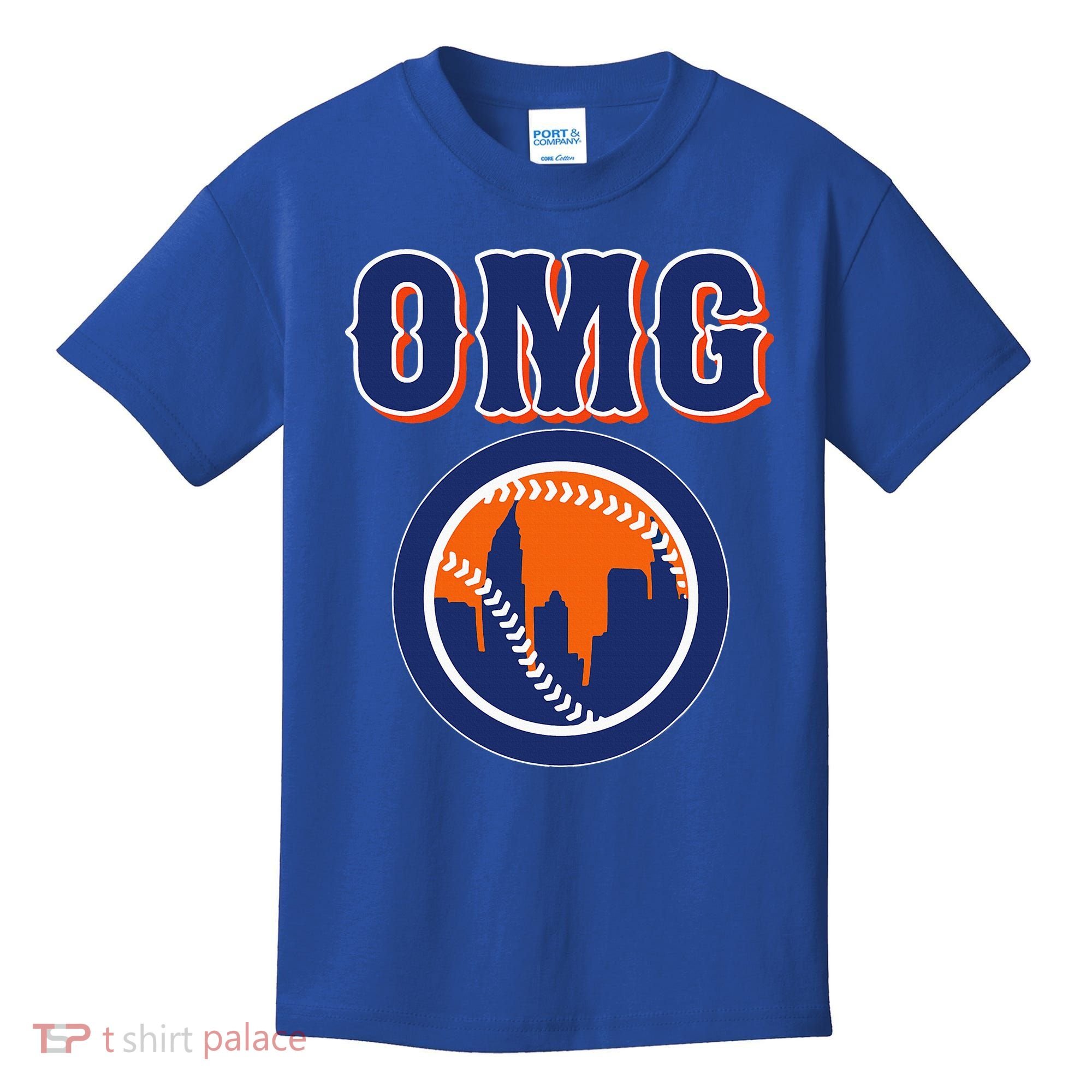 Funny Says Omg Baseball Lovers Omg Baseball Kids T-Shirt