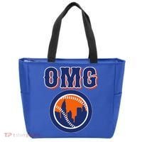 Funny Says Omg Baseball Lovers Omg Baseball Tote Bag thumb 0