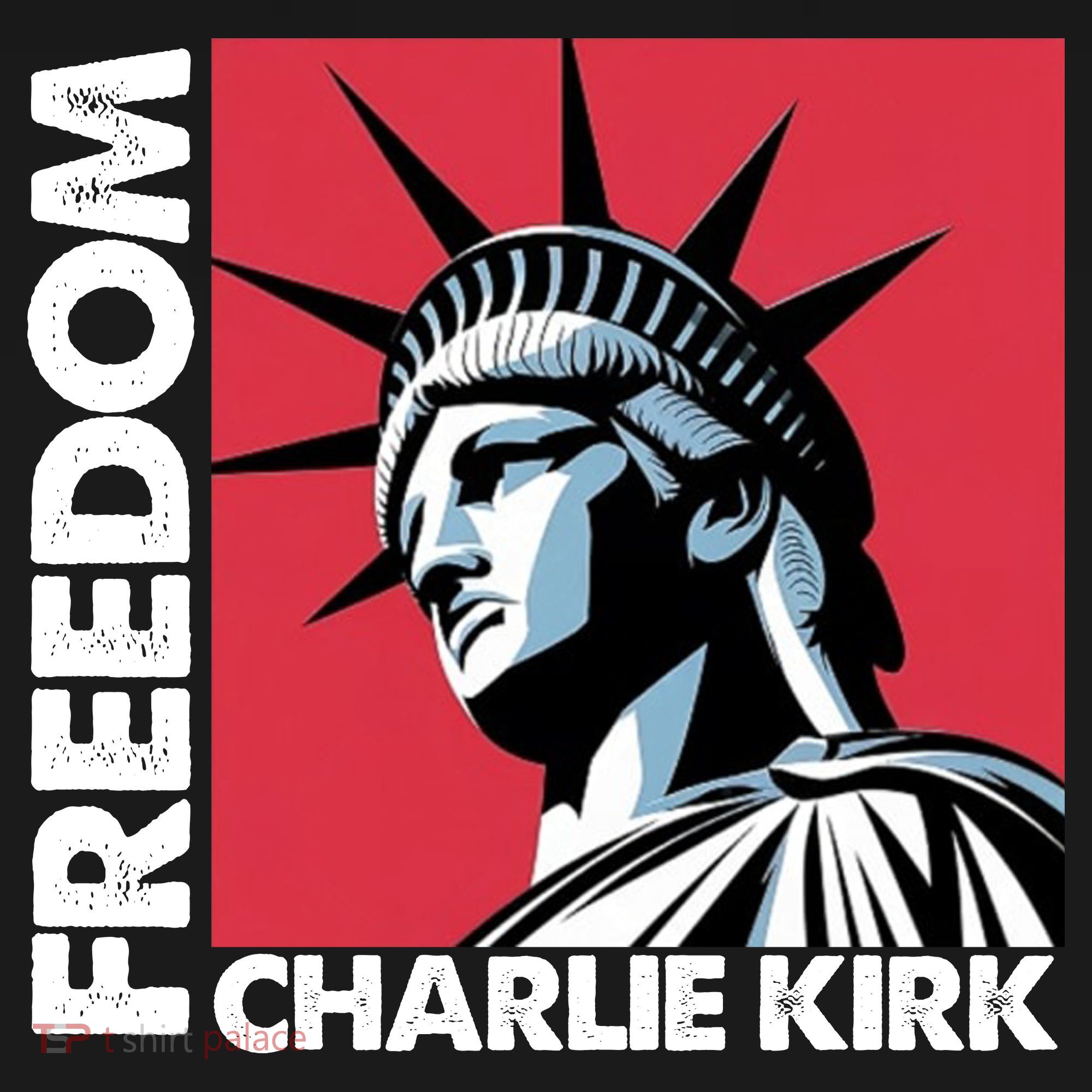 Freedom Statue Of Liberty Charlie Kirk Memorial Women's Hoodie