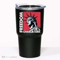 Freedom Statue Of Liberty Charlie Kirk Memorial Tumbler thumb 0