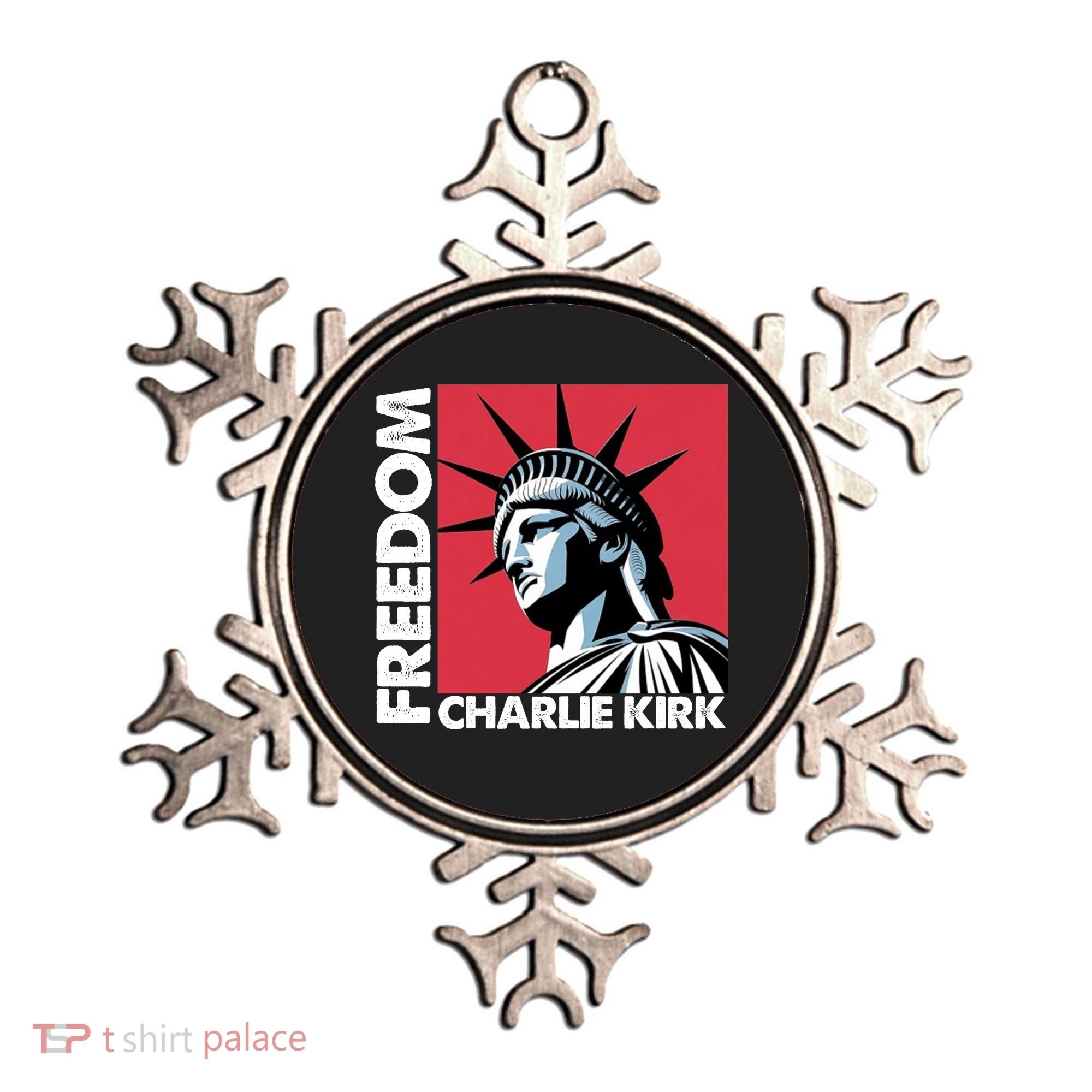 Freedom Statue Of Liberty Charlie Kirk Memorial Ornament