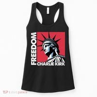 Freedom Statue Of Liberty Charlie Kirk Memorial Women's Tank Top thumb 0