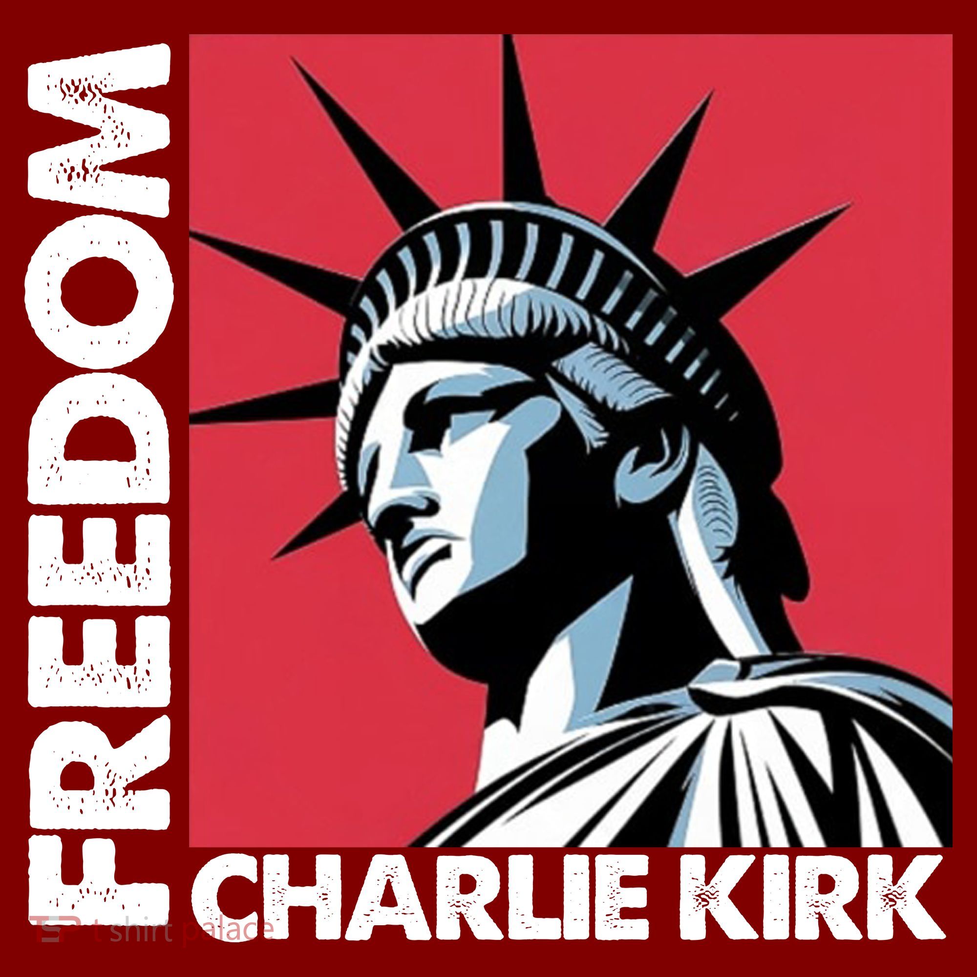 Freedom Statue Of Liberty Charlie Kirk Memorial Hoodie