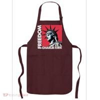 Freedom Statue Of Liberty Charlie Kirk Memorial Apron thumb 0