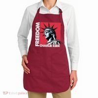 Freedom Statue Of Liberty Charlie Kirk Memorial Apron thumb 2