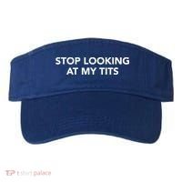 Funny Saying Outfits Stop Looking At My Tits Best Costume Cute Gift Visor thumb 0