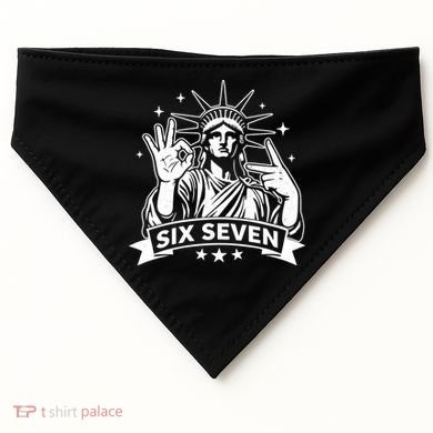 Funny Statue Of Liberty 67 USA-Made Doggie Bandana