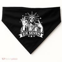 Funny Statue Of Liberty 67 USA-Made Doggie Bandana thumb 0
