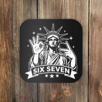 Funny Statue Of Liberty 67 Coaster thumb 0
