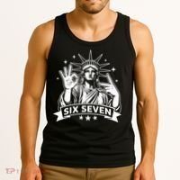Funny Statue Of Liberty 67 Tank Top thumb 3