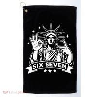 Funny Statue Of Liberty 67 Golf Towel thumb 0