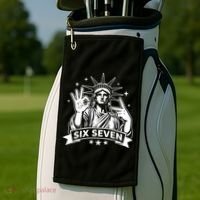 Funny Statue Of Liberty 67 Golf Towel thumb 2