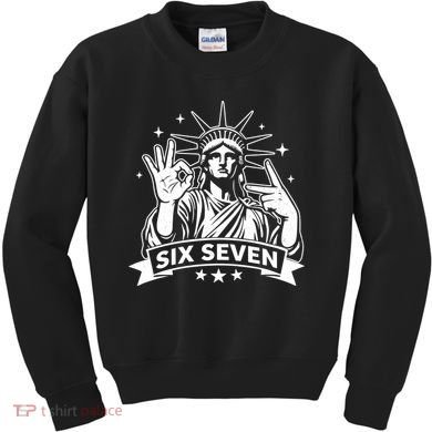 Funny Statue Of Liberty 67 Kids Sweatshirt