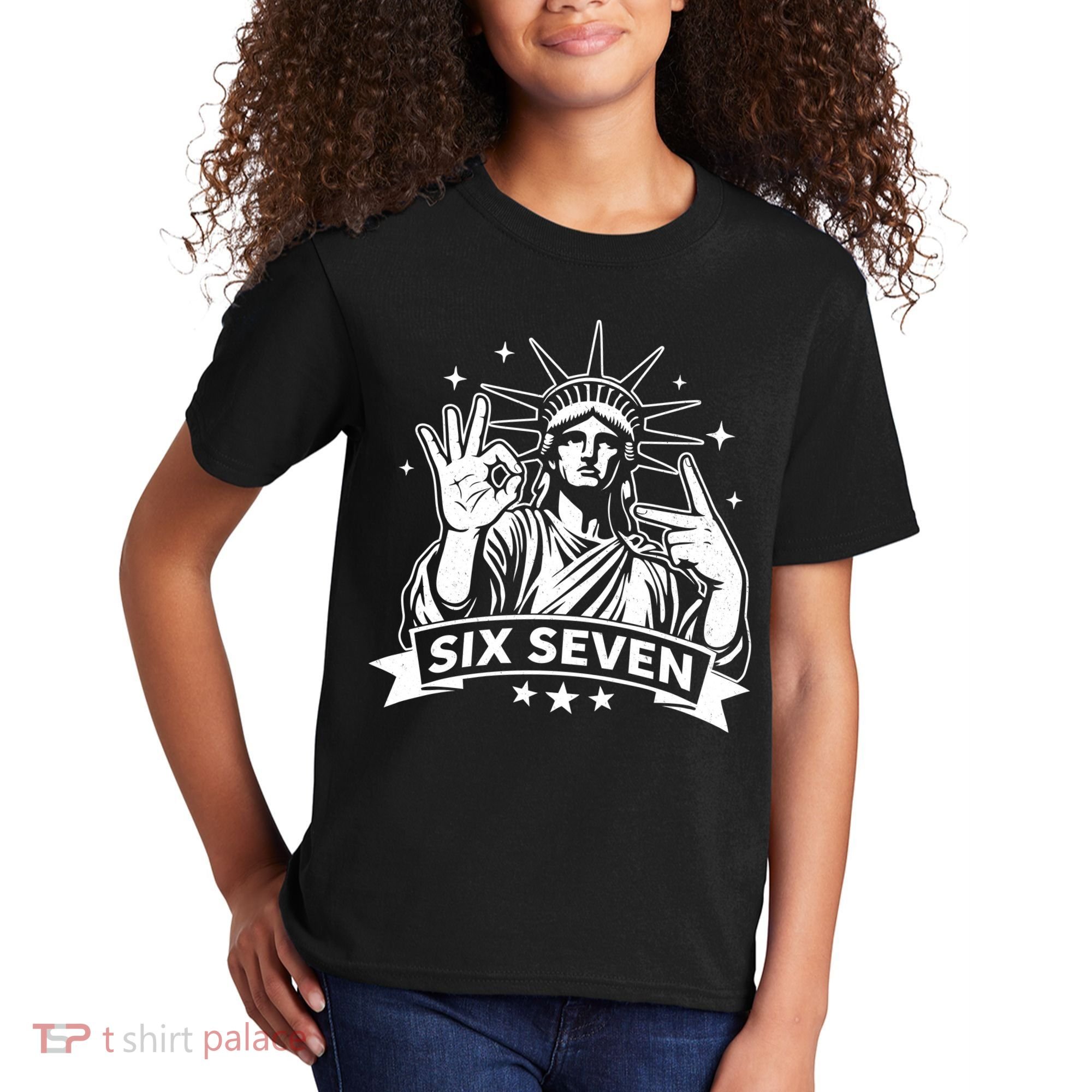 Funny Statue Of Liberty 67 Kids T-Shirt